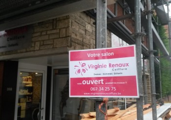 Votre salon reste ouvert pendant les travaux